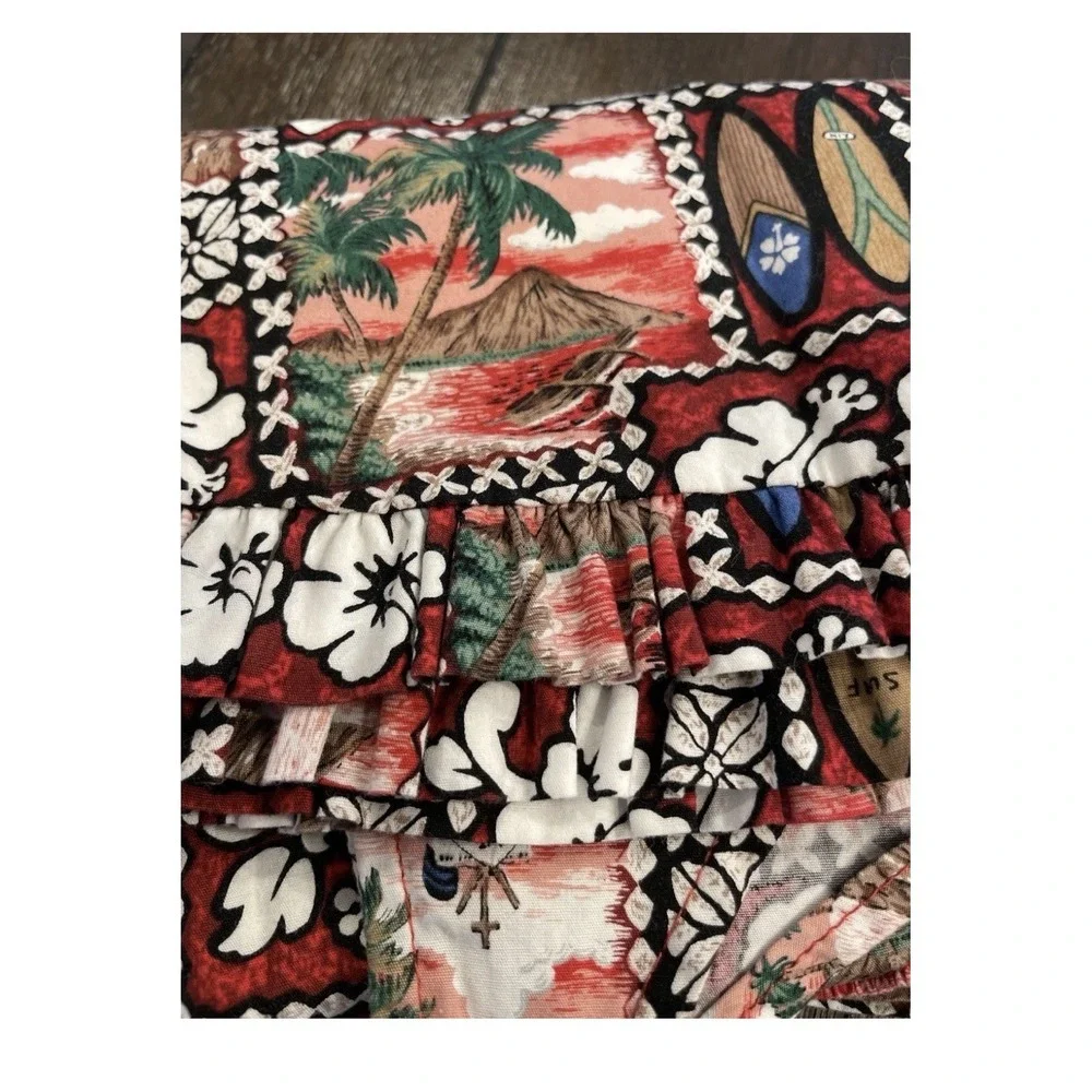 Vintage Hilo Hattie 2 Piece Pant Set Girls Hawaiian Size 6